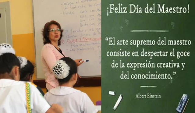 Comparte las mejores imágenes y frases por el Día del Maestro peruano. Foto: composición /GLR /difusión