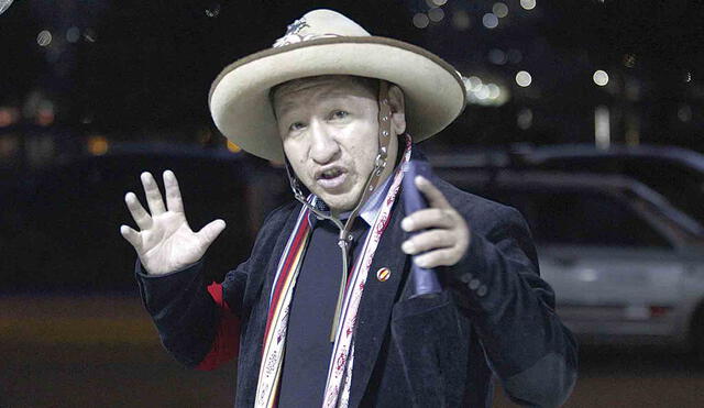 Controvertido. Bellido asegura que defenderá la voluntad del pueblo por encima de todo. Foto: Juan Carlos Cisneros/La República