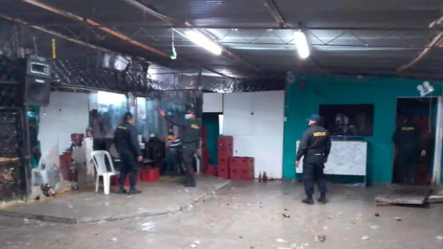 Policía y serenos intervinieron bares y discotecas clandestinas en la ciudad de Talara. Foto: difusión