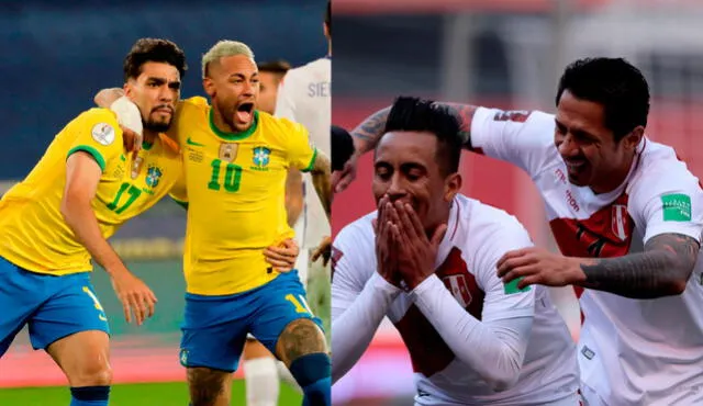 Brasil y Perú se volverán a ver las caras tras la segunda fecha de la Copa América. Foto: EFE