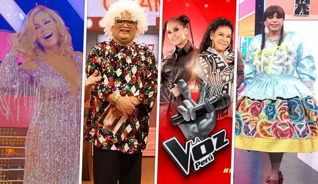 Programas de entretenimiento de Latina América TV y ATV se enfrentaron por la preferencia del público. Foto: composición/Instagram