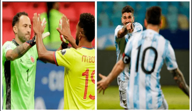 Argentina vs. Colombia, un clásico de la Copa América, se define este martes 6 de julio por el pase a la gran final del torneo. Foto: composición EFE