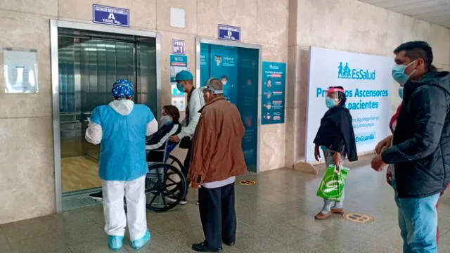 Hospital Almanzor Aguinaga de Chiclayo cuenta con nuevos ascensores. Foto: EsSalud