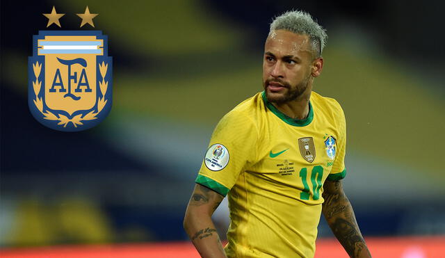 Neymar quiere en final de la Copa América 2021 a Argentina. Foto: AFP