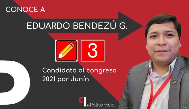 Eduardo Bendezú fue candidato al Congreso por Perú Libre: Foto: Facebook / PolitoEconómicos