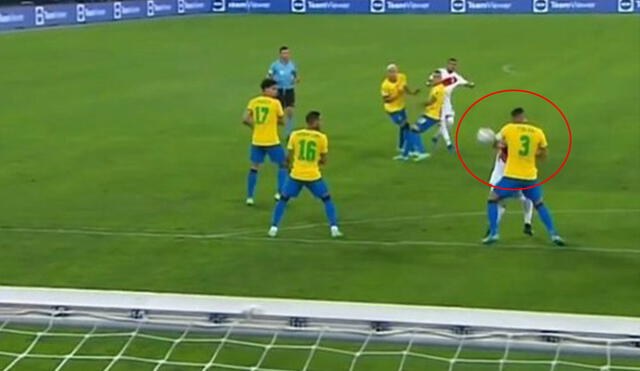 La acción se produjo cuando el partido iba 0-0. Foto: captura de video/DirecTV Sports