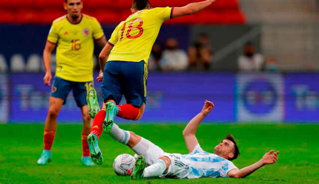 Colombia y Argentina definirán al segundo finalista de la Copa América. Foto: EFE