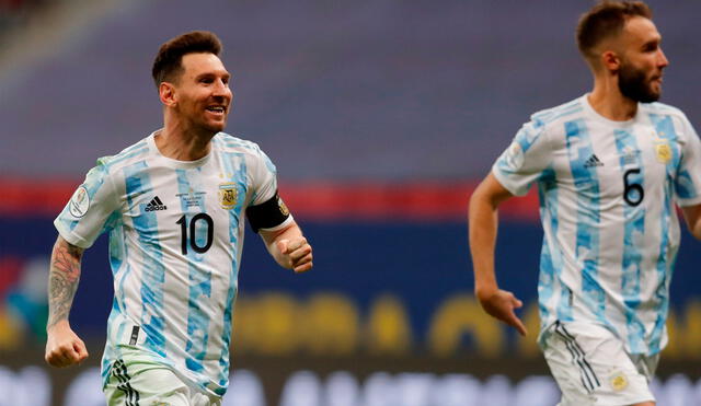 Con Messi a la cabeza, los argentinos volvieron a la final de la copa luego de cinco años. Foto: Fernando Bizerra /EFE