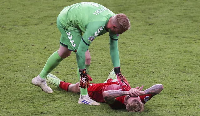 Dinamarca perdió con Inglaterra en semifinales de la Eurocopa 2021. Foto: AFP