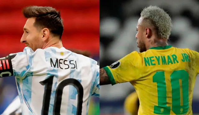 Messi y Neymar se verán las caras en el duelo del sábado 10 de julio. Foto: composición / EFE