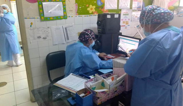 Autoridades del hospital evaluán abrir área de emergencia no COVID-19. Foto: GORE La Libertad