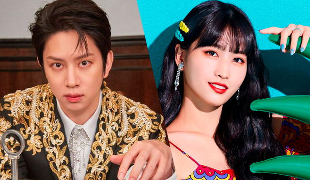 Heechul pertenece al grupo SUPER JUNIOR y Momo a TWICE. Foto: composición LR / SM / JYP
