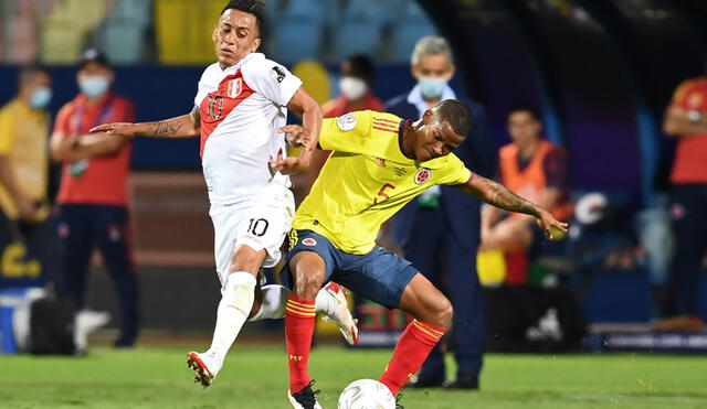 Perú vs. Colombia se medirán por conseguir la medalla de plata de la Copa América 2021. Foto: AFP