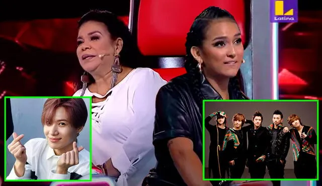 Eva Ayllón y Daniela Darcourt, jurados de La voz Perú, son fans del K-pop. Foto: composición LR / Latina
