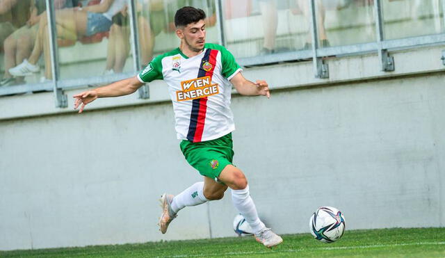 A sus 18 años, Demir debutó este 2021 con la selección absoluta de Austria. Foto: Rapid Viena