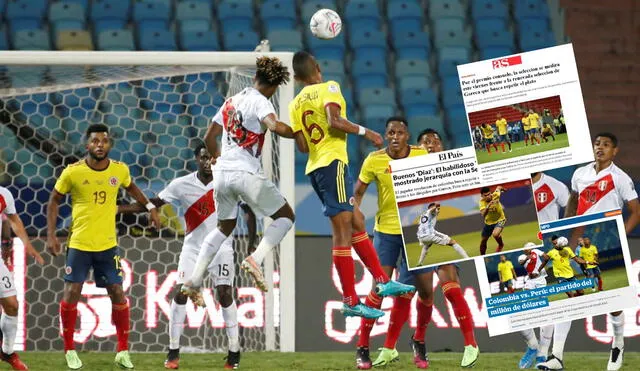 Perú y Colombia se enfrentan por el tercer puesto de la Copa América 2021. Foto: EFE/composición GLR
