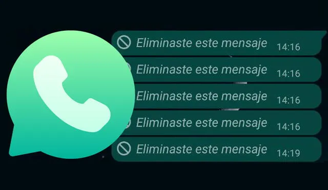 WhatsApp no permite recuperar mensajes borrados de forma nativa. Foto: composición LR