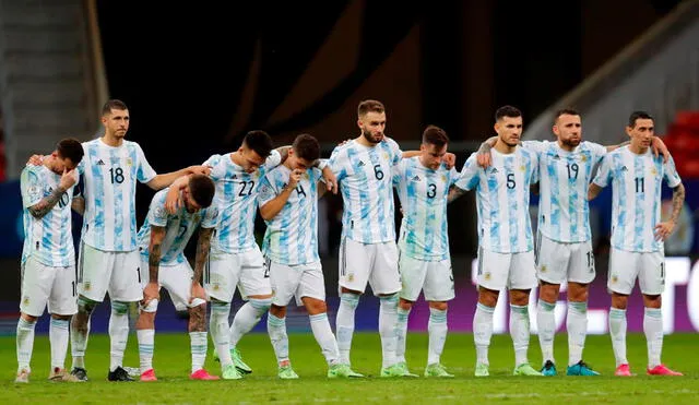 Un solo jugador argentino sería baja para la final. Foto: EFE