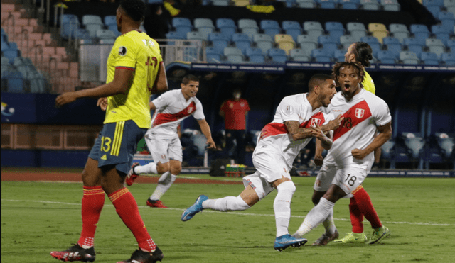 La selección colombiana intentará acabar con la racha peruana frente a su selección en Copa América. Foto: EFE