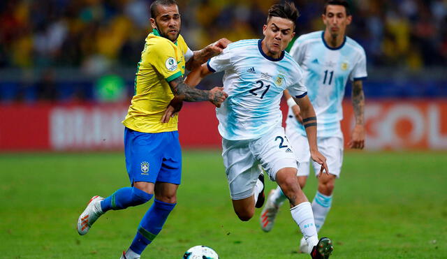 El último Argentina vs. Brasil por Copa América fue en las semifinales de la edición 2019. Neymar no estuvo presente en ese duelo. Foto: EFE