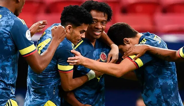 Sobre el final, Colombia se impuso ante Perú en el Estadio Nacional de Brasilia. Foto: Twitter Copa América