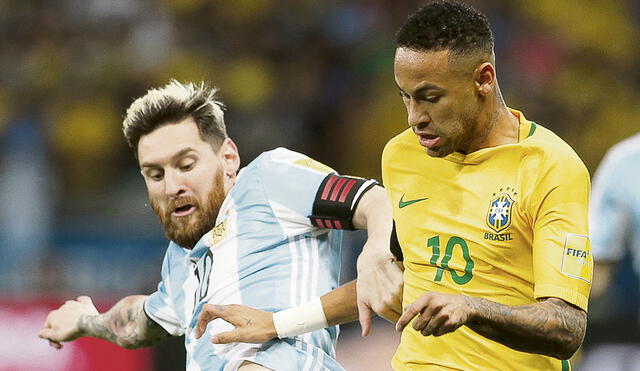 Amigos y rivales. Messi y Neymar se verán las caras. Fotos: difusión