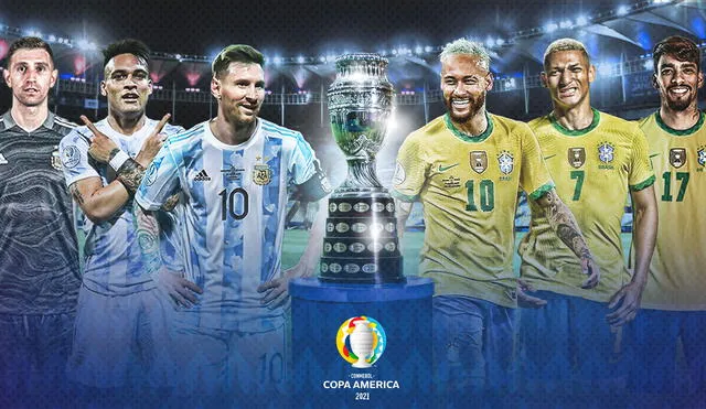 Argentina y Brasil se medirán en el Estadio Maracaná. Foto: Conmebol