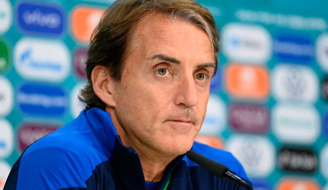 Director técnico de la Azzurra declaró previo al choque contra Inglaterra por la final de la Eurocopa 2021. Foto: AFP
