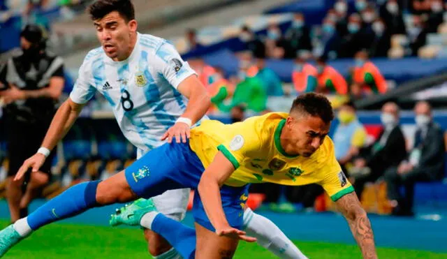 Argentina supera a Brasil por la final de la Copa América 2021 desde el Estadio Maracaná. Foto: EFE