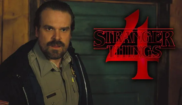 David Harbour interpreta al sheriff Hopper en Stranger Things. Foto: Netfix