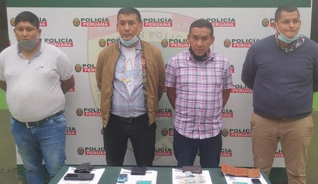 La PNP capturó a cuatro ladrones. Foto: María Pía Ponce/ URPI-LR