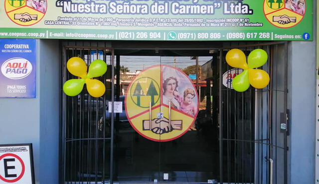 Cooperativa de Ahorro y Crédito Nuestra Señora del Carmen, ubicada en Villa María del Triunfo, fue disuelta por estar incursa en las causales de pérdida total del capital social
