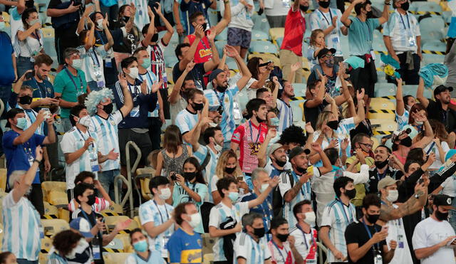 Conmebol destinó 4.400 entradas para ser repartidas entre los hinchas de Argentina y Brasil. Foto: EFE