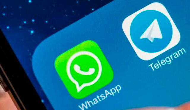 WhatsApp y Telegram son apps gratuitas que puedes instalar en iPhone, Android y PC. Foto: Twitter