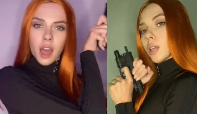 TikTok viral: joven rusa sorprende por su imitación de Scarlett