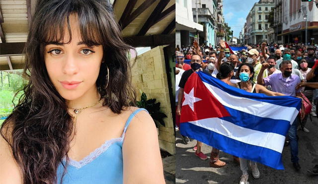 La cantante dijo que su país natal está en crisis y pidió a sus seguidores usar el hashtag #SOSCuba. Foto: Instagram/Camila Cabello