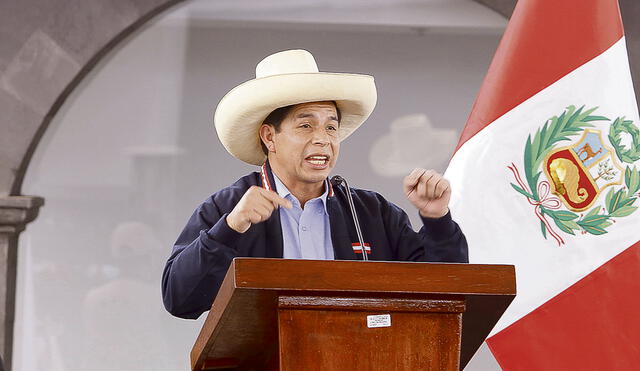 El profesor cajamarquino Pedro Castillo, de Perú Libre, ganó las elecciones con una ventaja de 44.263 votos. Foto: Oswald Charca / La República