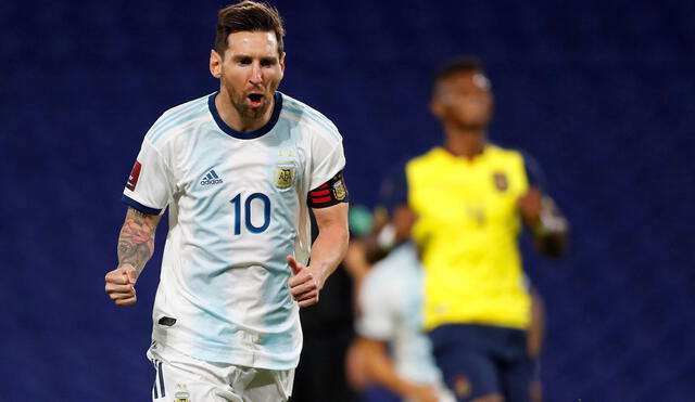 Messi ha jugado más de una vez con la selección argentina en La Bombonera. Foto: EFE