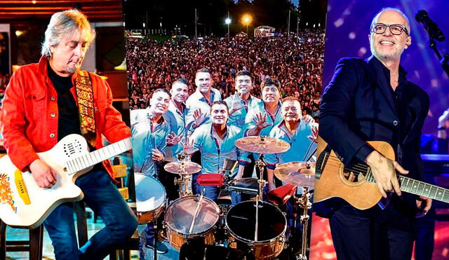 Grupo Río, Alberto Plaza, Armonía 10, Líbido, Los Mojarras y más referentes de la música realizarán conciertos en este mes. Foto: difusión/Instagram
