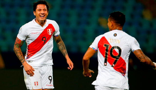 Gianluca Lapadula logró anotar tres goles en la Copa América 2021. Foto: EFE