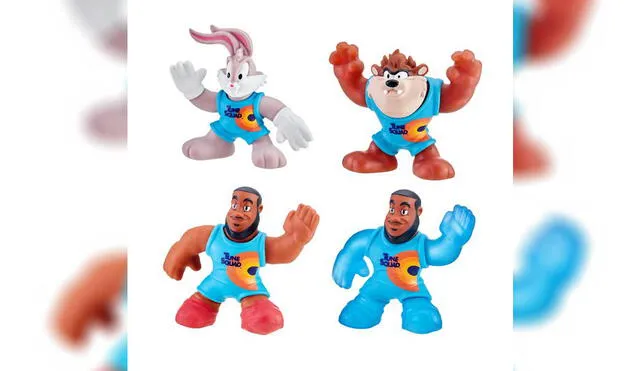 Colección incluye el game set con figuras de los héroes del “Tune Squad”. Foto: difusión