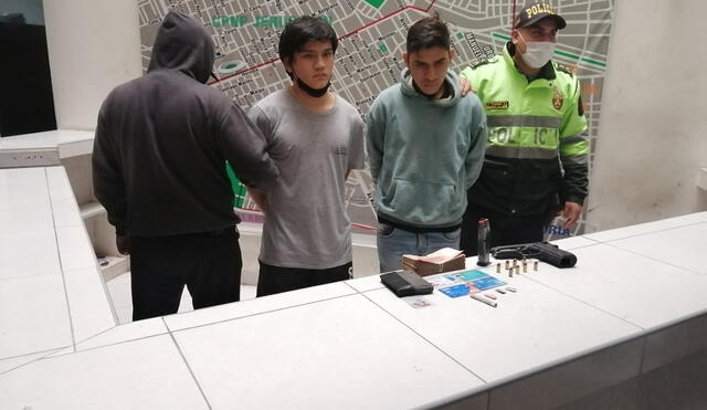 Miguel Portillo y Segundo Carranza son acusados de asalto a mano armada. Foto: PNP