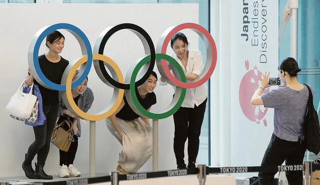 Preparados. La ciudad de Tokio comenzó a recibir a las delegaciones de todo el mundo de cara a los Juegos Olímpicos. Foto: EFE