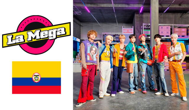 Continúa la molestia de ARMY con La Mega de Colombia por comentarios despectivos hacia BTS. Foto: composición LR / Big Hit