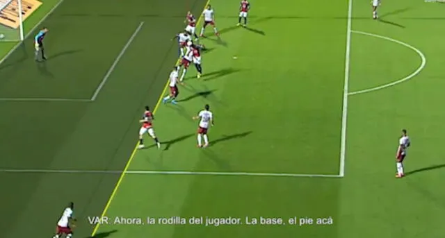 Conmebol admitió el error que cometieron los árbitros del Cerro Porteño vs. Fluminense. Foto: captura