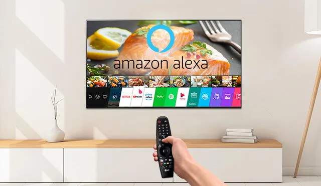 Para usar Alexa deberás mantener pulsado el botón de Amazon Prime Video. Foto: LG
