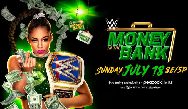 WWE Money in the Bank se realizará este domingo en Texas. Foto: WWE