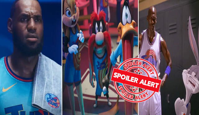 LeBron James, estrella de la NBA, quiere dar un inolvidable juego en el universo Looney Tunes. Foto: Composición/Warner Bros