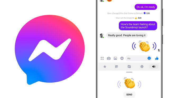 La nueva función se incorporará progresivamente a la app mediante una nueva actualización. Foto: composición / Facebook Messenger