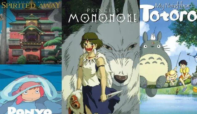 Conoce las películas mas interesantes y emocionantes de Studio Ghibli. Foto: composición / Studioghibli.com